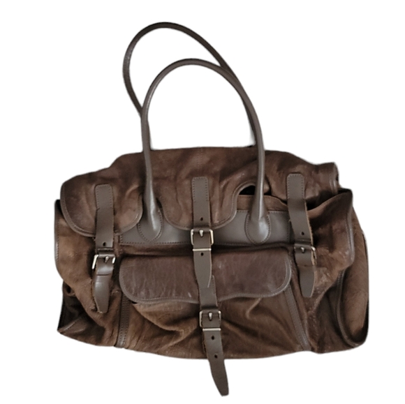 Balenciaga Paris Brown Leather Large Shoulder Tote Bag - Picture 6 of 14